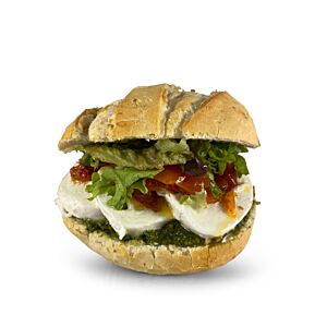 Broodje met Mozzarella & Pesto -VEGA