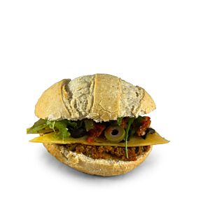 Broodje oude kaas & tapenade - VEGA