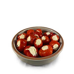 Peppadew met roomkaas